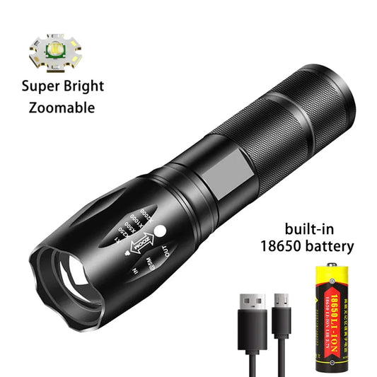 Rechargeable LED Flashlight