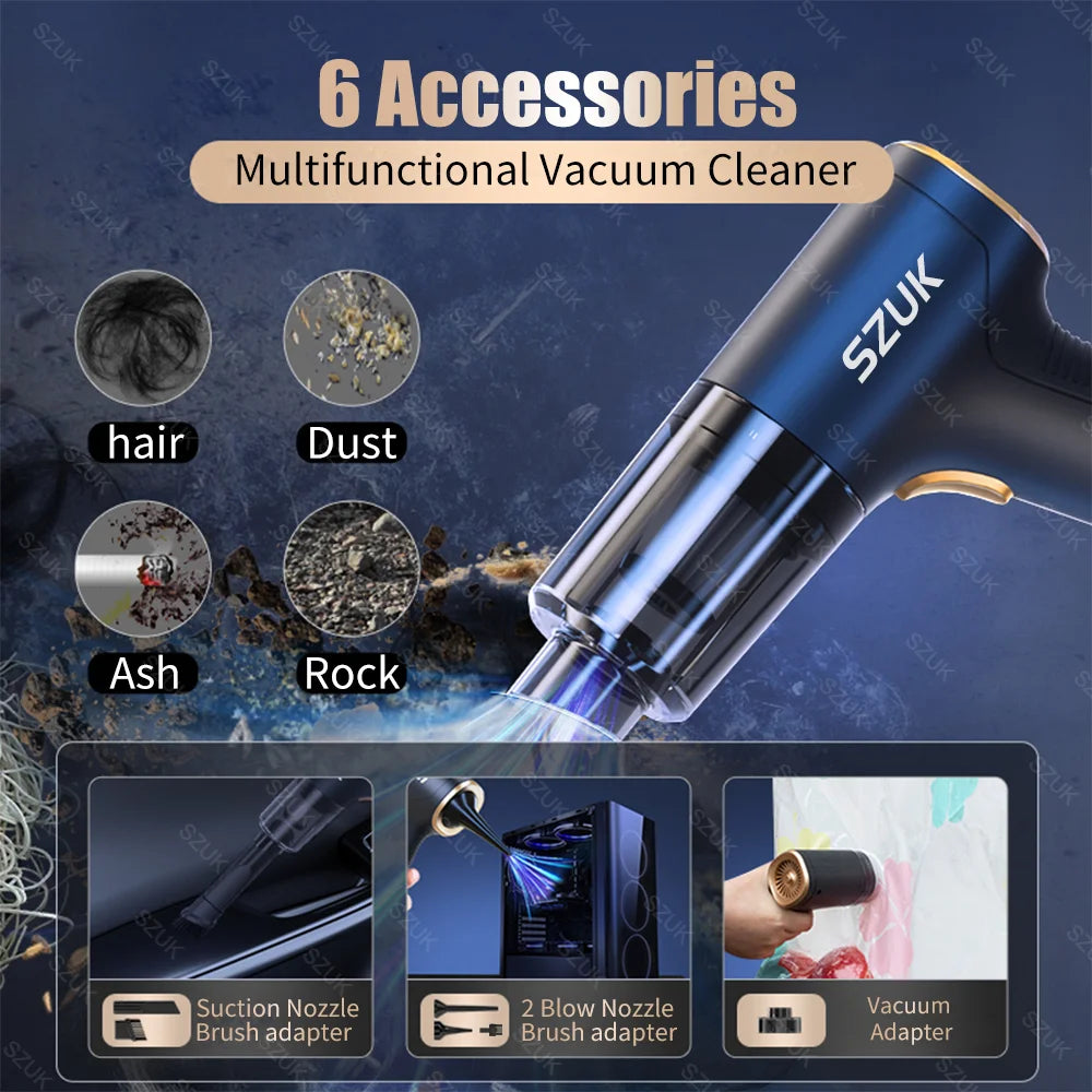 Mini Portable Car Vacuum Cleaner