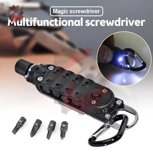 Mini Multifunctional Screwdriver Keychain