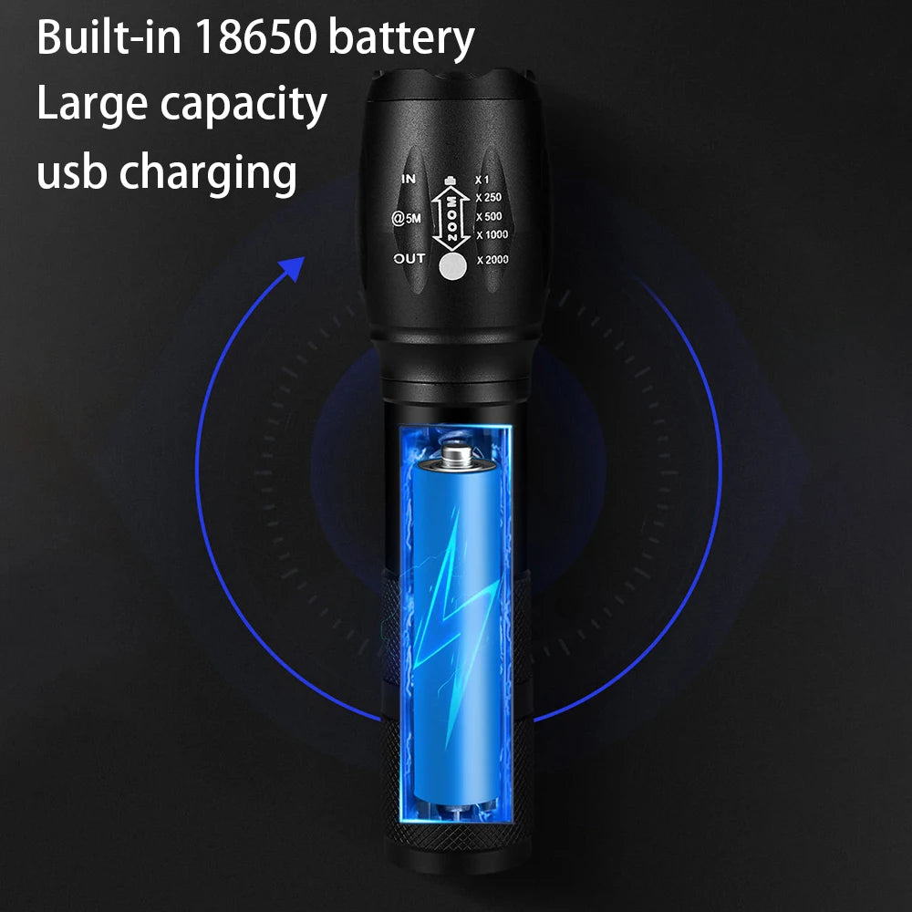 Rechargeable LED Flashlight